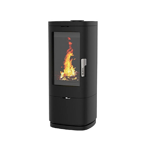 Poêle à bois fonte 11.5kw maonie noir - FR9016180B - SUPRA