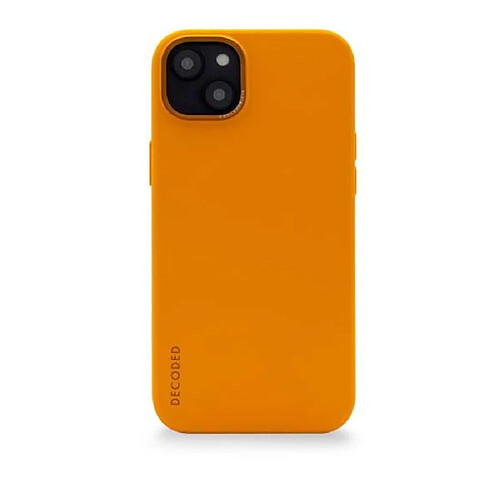 Decoded Coque pour iPhone 14 Plus MagSafe en Silicone Antimicrobienne Orange