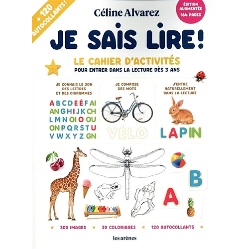 Je sais lire ! : le cahier d'activités pour entrer dans la lecture dès 3 ans