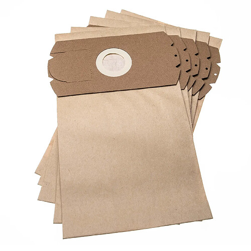 vhbw 5 sacs papier compatible avec Express 2400, 2400 E, Boreal 2400, Boreal 2400 E aspirateur 31,5cm x 18cm