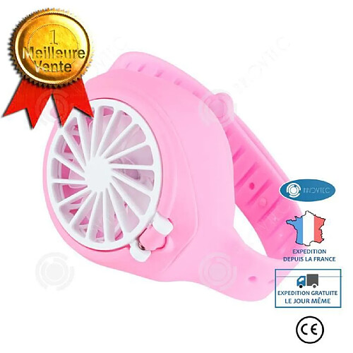 INN® Ventilateur Montre Ventilateur Charge Petit Ventilateur Poignet De Poche Mini Portable Silencieux Étudiant D'été Enfants Pares