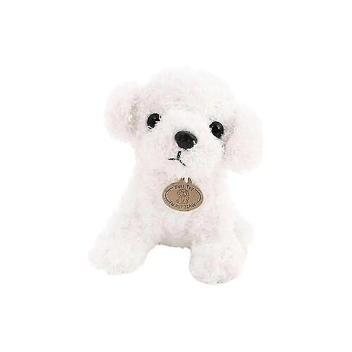 Universal Chien en peluche à cheveux bouclés doux et en peluche