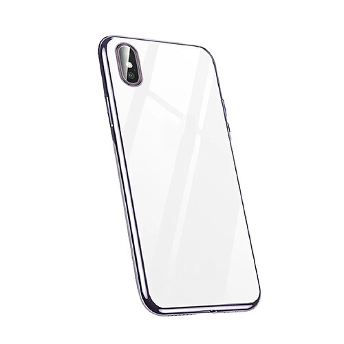 Wewoo Coque Souple Housse de protection en TPU ultra-mince et antichoc pour iPhone XR Violet