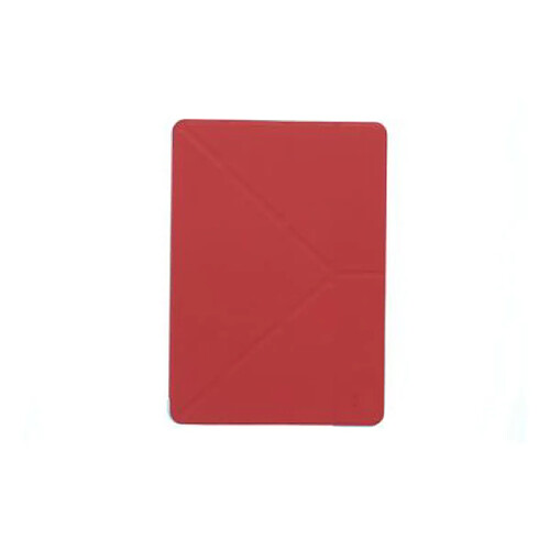 MW Étui pour iPad Air 9.7'' 2014 Folio Slim avec Fonction Stand Multi-position Rouge