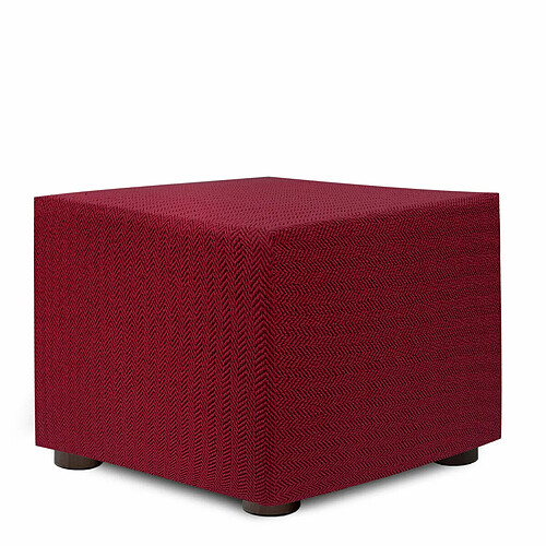 Housse de pouf Eysa JAZ Bordeaux 65 x 65 x 65 cm