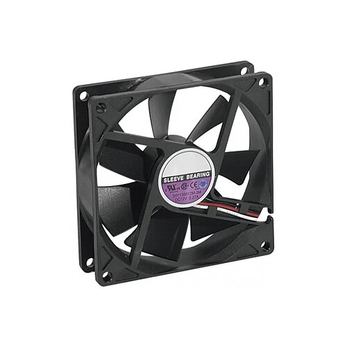 Abi Diffusion Ventilateur de boitier 12 volts 3 fils - 92x92x25mm