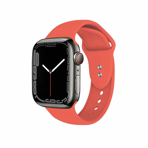 Bracelet liquide Crong pour Apple Watch 38/40/41 mm (rouge corail)