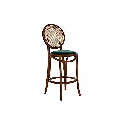 Tabouret DKD Home Decor Vert Brun foncé 43 x 43 x 108 cm