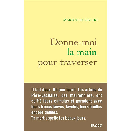 Donne-moi la main pour traverser · Occasion