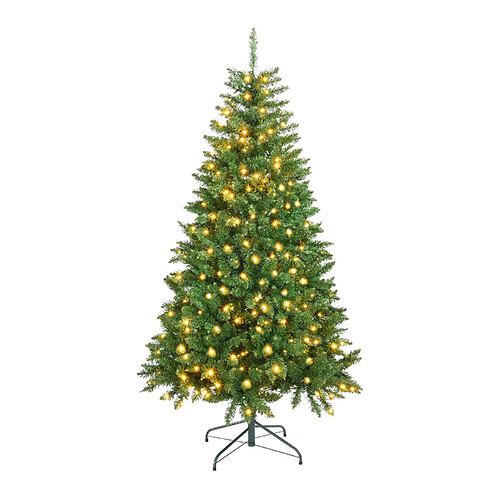 Mobili Rebecca Arbre De Noël Artificiel 180 Cm Vert Épais 800 Branches Avec 300 Lumières Incluses