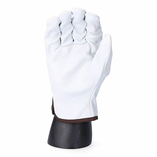 Gants de travail EDM Transport Blanc Peau de vache - 8