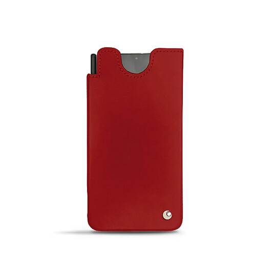 Pochette cuir Samsung Galaxy S21 Ultra - Pochette - Rouge ( Nappa - Pantone #d50032 ) - NOREVE