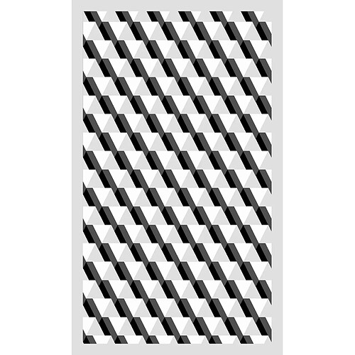 Alter Tapis de salle de bain, 100% Made in Italy, Tapis antitache avec impression numérique, Tapis antidérapant et lavable, Modèle optique - Acquedolci, cm 90x52