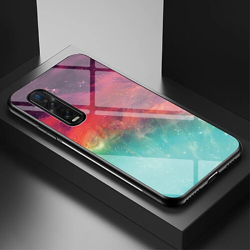 Coque en TPU ciel étoilé ciel de couleur pour votre Oppo Find X2 Pro