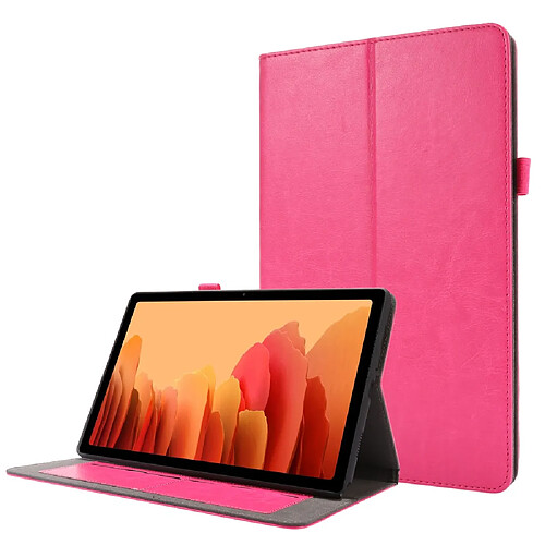 Etui en PU conception de cheval fou avec support rose pour votre Samsung Galaxy Tab A7 10.4 (2020)