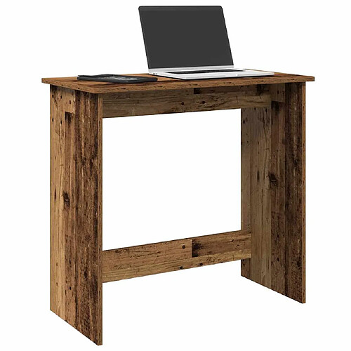 vidaXL Bureau style vieux bois 80x40x75 cm bois d'ingénierie