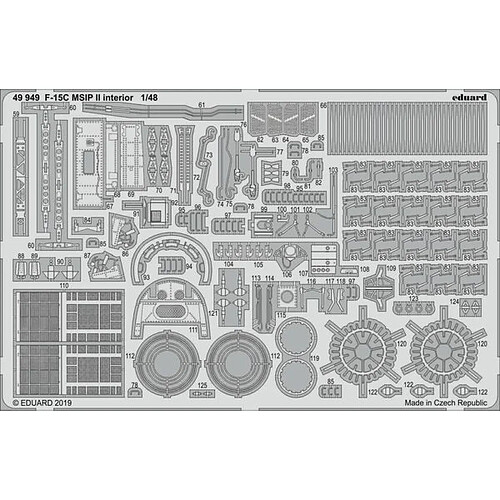 F-15C MSIP II interior f.Great Wall Hobb - 1:48e - Eduard Accessories