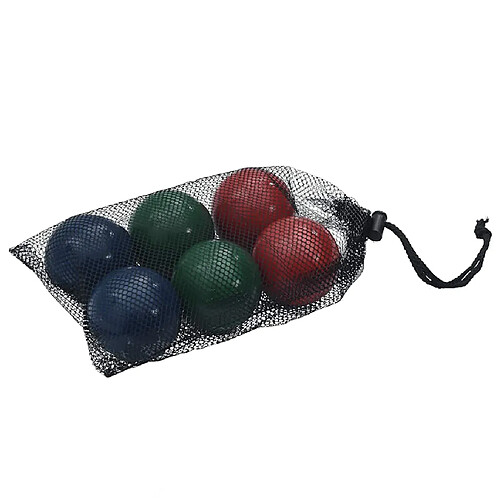 vidaXL Ensemble de boules Bocce 8 pcs sac de transport bois pin massif