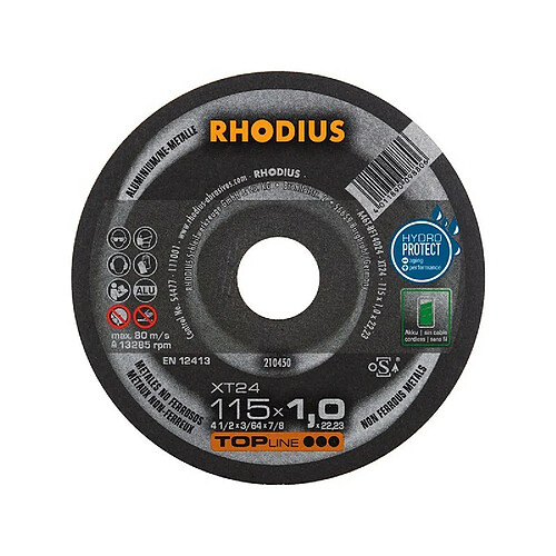 Disque de coupe XT24 115 x 1,0mm Rhodius(Par 25)