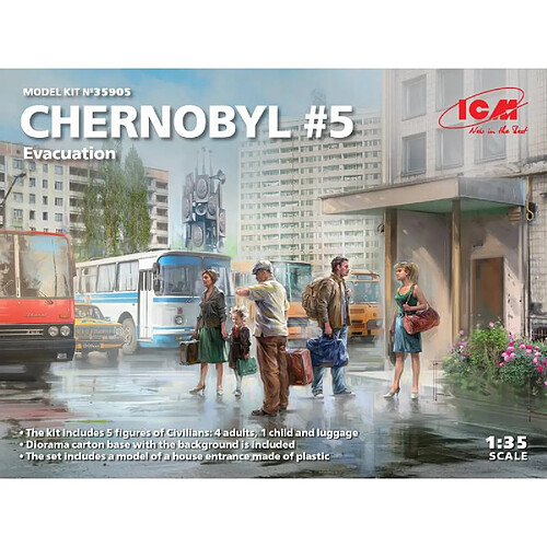 Icm Figurine Mignature Chernobyl 5 Evacuation