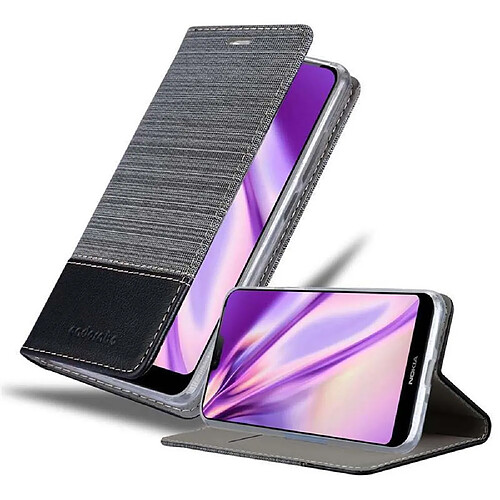 Cadorabo Coque Nokia 7,1 Etui en Gris