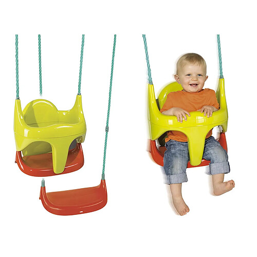 Siège bébé 2 en 1 Smoby - Accessoire balançoire