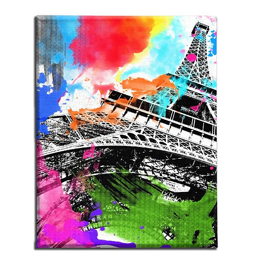 EPIKASA Impression sur Toile Tour Eiffel