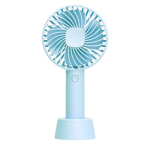 Ventilateur Portatif Rechargeable USB Portable-Bleu