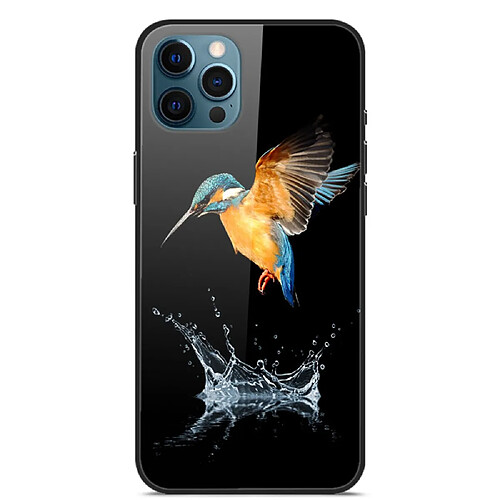 Coque en TPU anti-rayures Oiseau de la couronne pour votre iPhone 13 Pro 6.1 pouces