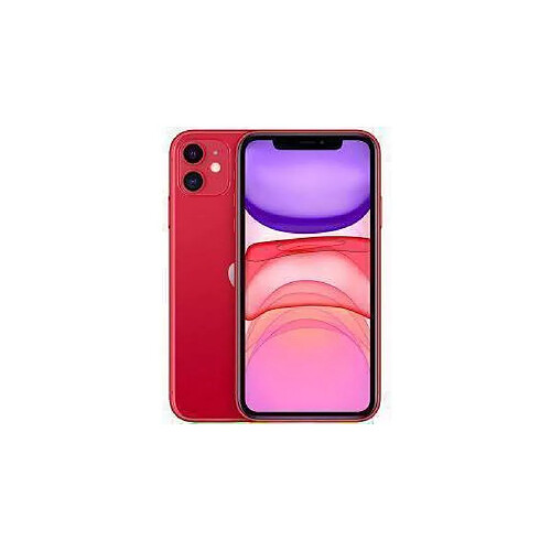 Apple iPhone 11 6.1" 64 Go Double SIM + Rouge · Reconditionné