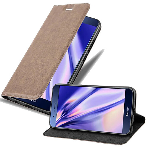 Cadorabo Coque Honor 8 PRO Etui en Brun