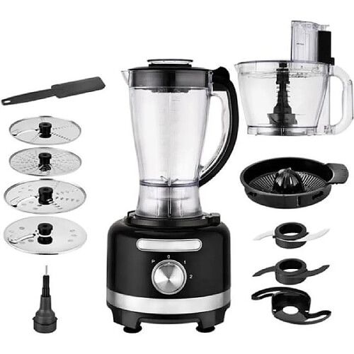 Venga VG HA 3001 Robot Multifonction 3L 1000W Blender 1.75 L 2 Vitesses Plastique Noir Argent