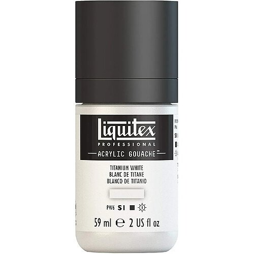 Liquitex 2059432 peinture, Acrylique, Blanc De Titane, Tube 59 ml