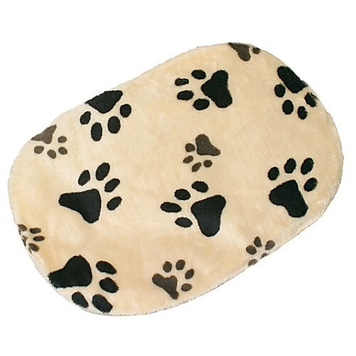 Coussin beige avec motifs Joey Trixie pour chiens Taille L Longueur 77 cm Largeur 50 cm