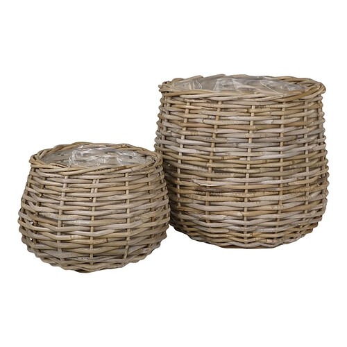 EPIKASA Lot de 2 Paniers Décoratifs de Rangement Pulo