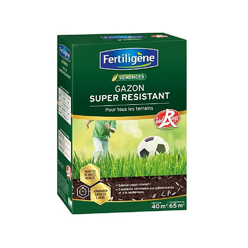 FERTILIGENE Gazon Super Résistant Tous Terrains - 1 kg