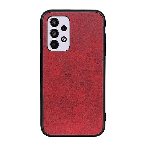 Coque en TPU + PU rouge pour votre Samsung Galaxy A33 5G