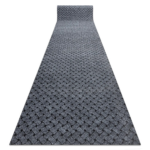 RUGSX Paillasson antidérapant pour les mètres courants 100 cm VECTRA 902 Liverpool extérieur, intérieur, sur caoutchouc - gris clair 100x100 cm