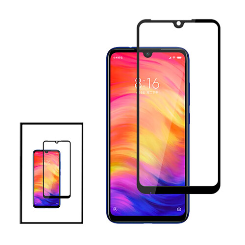 PHONECARE Kit 2 Film de Verre Trempé 5D Full Cover pour Xiaomi Redmi Note 7