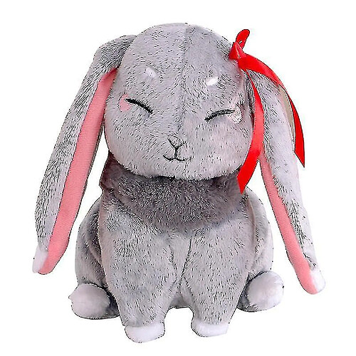 Universal Poupée de 20 cm poupée périphérique deux lapins Antiquité bidimensionnelle anime jouet en peluche | oreillers en peluche (gris)