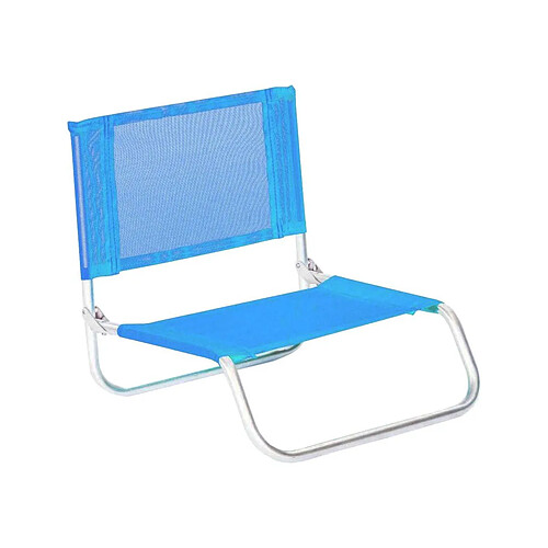 HEVEA Siege plage en aluminium Basic bleu celeste