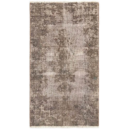 Vidal Tapis de laine 114x61 brun Vintage Royal