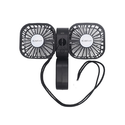 Ventilateur suspendu Ventilateur de cou USB - Noir