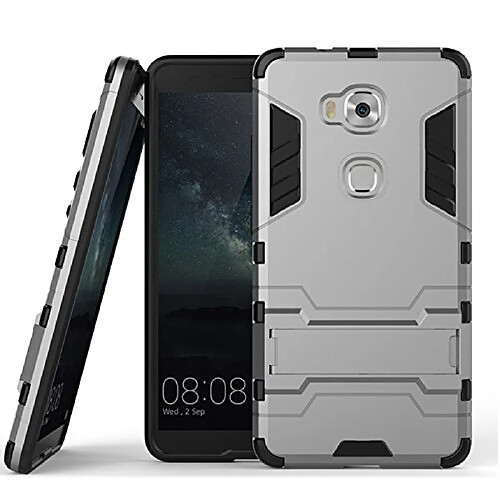 Xeptio Coque ProteKtoR Huawei Honor 5C 5.5 pouces grise avec stand