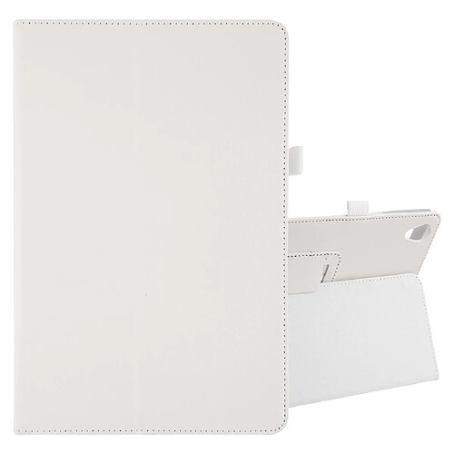 Wewoo Housse Coque Etui à rabat horizontal en cuir avec support pour Huawei MediaPad M6 10.8 blanc