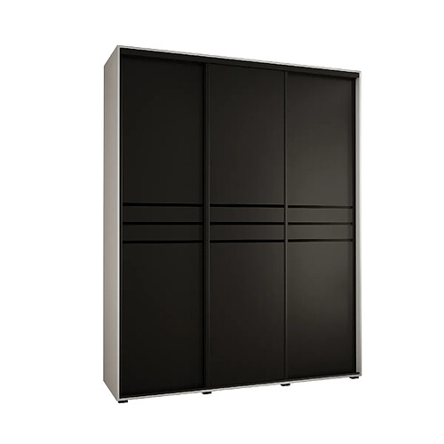 Abiks Meble Armoire Davos 10 À Portes Coulissantes 235,2/200/45 3 Portes