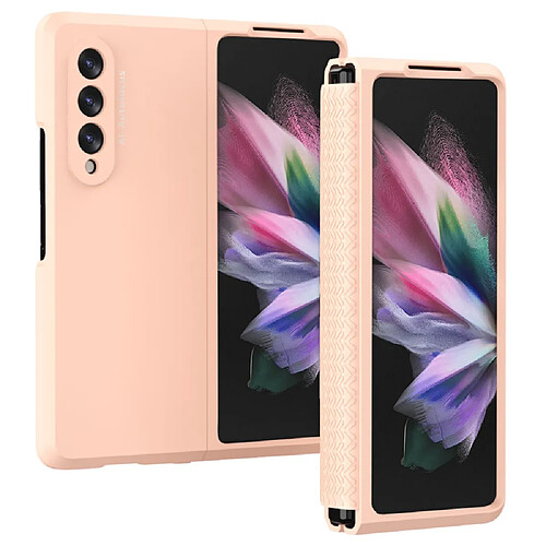 Coque en TPU antichoc rose pour votre Samsung Galaxy Z Fold3 5G