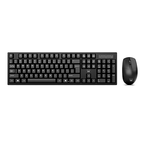 Clavier Ewent EW3281 Noir Espagnol Qwerty QWERTY