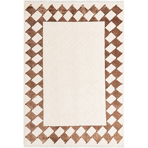 Vidal Tapis de laine 239x168 beige Darya