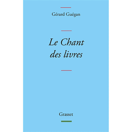 Le chant des livres · Occasion